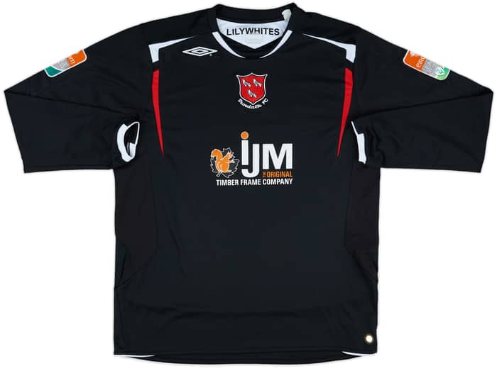 2007-08 Dundalk Match Issue Away L/S Shirt #5
