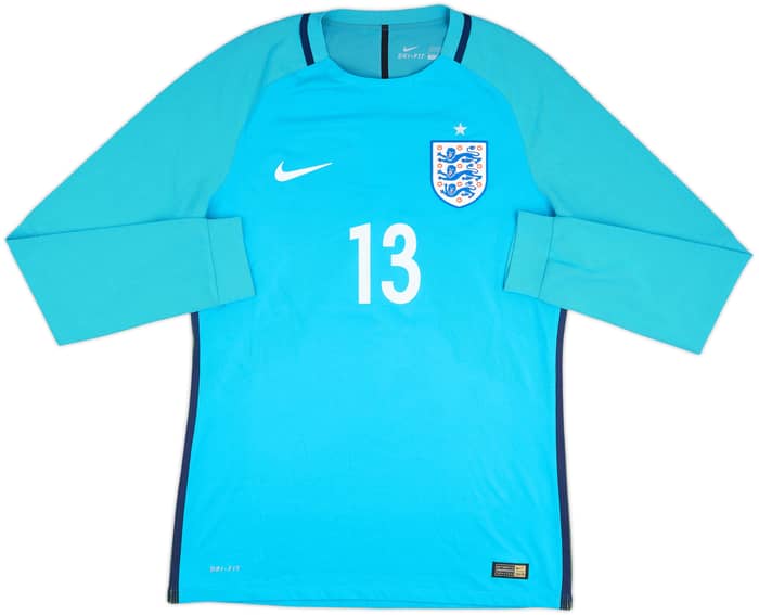 2016 England Player Issue GK Shirt #13 - 9/10 - (L)