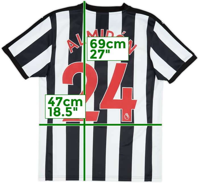 2020-21 Newcastle Home Shirt Almiron #24 - 7/10 - (S)