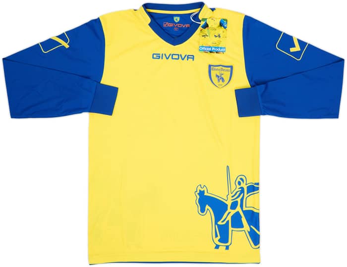 2011-12 Chievo Verona Home L/S Shirt (L)