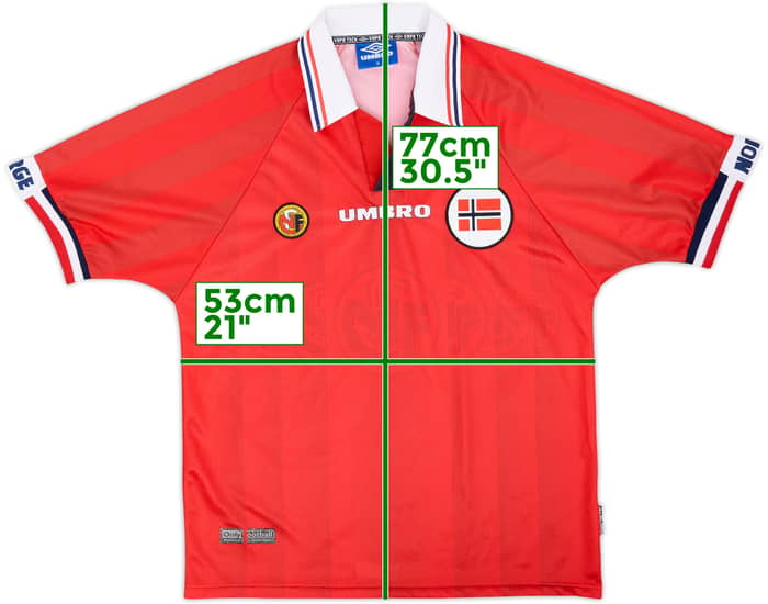 1998-00 Norway Home Shirt - 6/10 - (M)