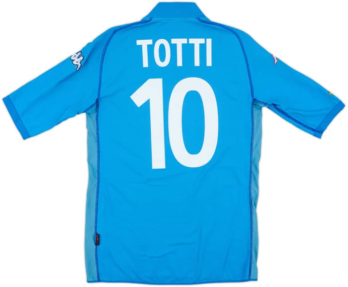 2002 Italy Home Shirt Totti #10 - 5/10 - (XL)