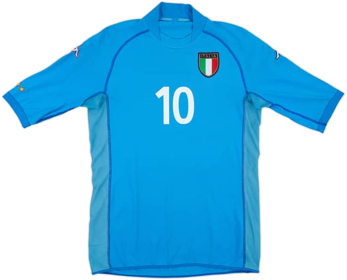 2002 Italy Home Shirt Totti #10 - 5/10 - (XL)