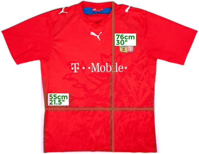 2006-08 Czech Republic Basic Home Shirt - 5/10 - (XL)