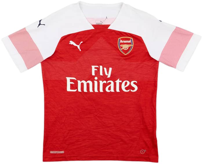 2018-19 Arsenal Home Shirt Saka #87 - 8/10 - (S)