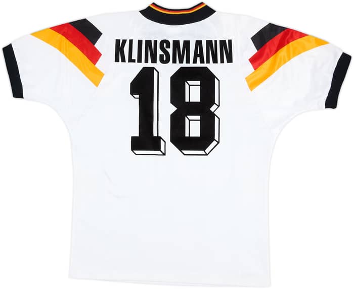 1992-94 Germany Home Shirt Klinsmann #18 - 6/10 - (L/XL)
