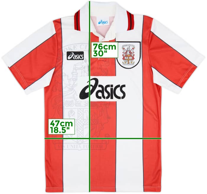 1996-97 Stoke City Home Shirt - 9/10 - (S)