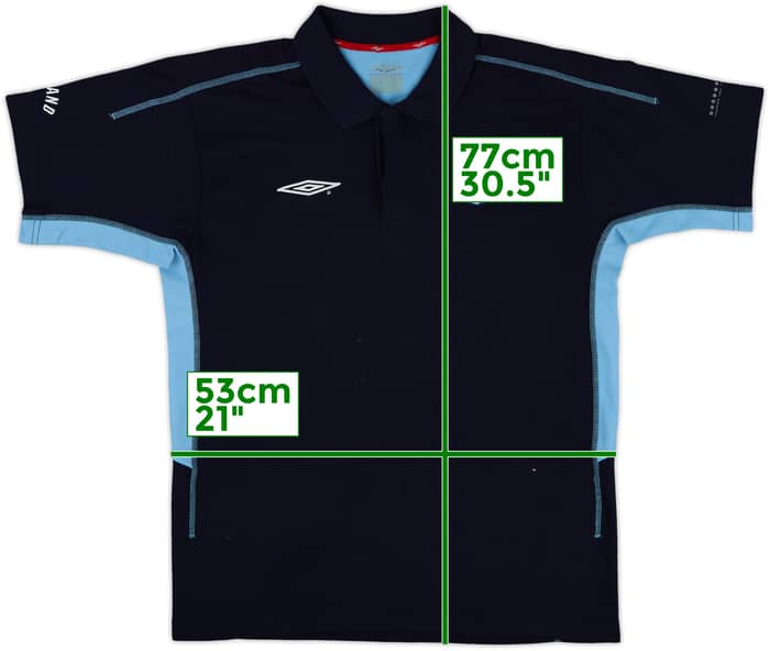 2005-06 England Umbro Polo Shirt - 8/10 - (L)