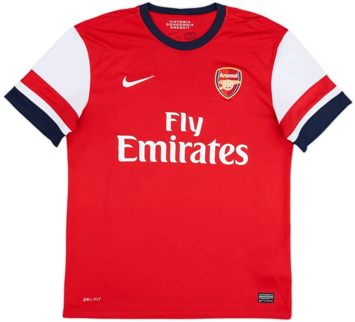 2012-14 Arsenal Home Shirt Arteta #8 - 6/10 - (M)