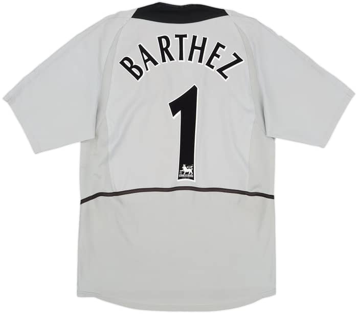 2002-04 Manchester United GK S/S Shirt Barthez #1 - 8/10 - (M)