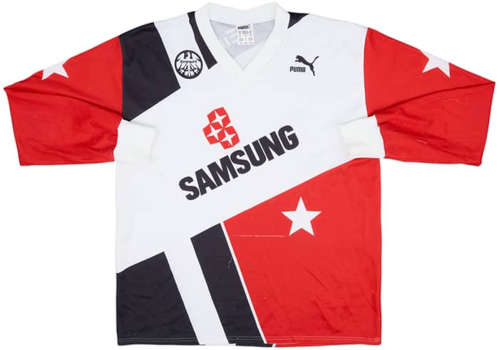 1991-92 Eintracht Frankfurt Away L/S Shirt - 6/10 - (XL)