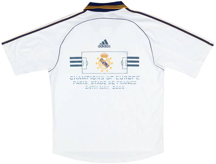 1998-00 Real Madrid 'Champions of Europe' Home Shirt - 7/10 - (L)