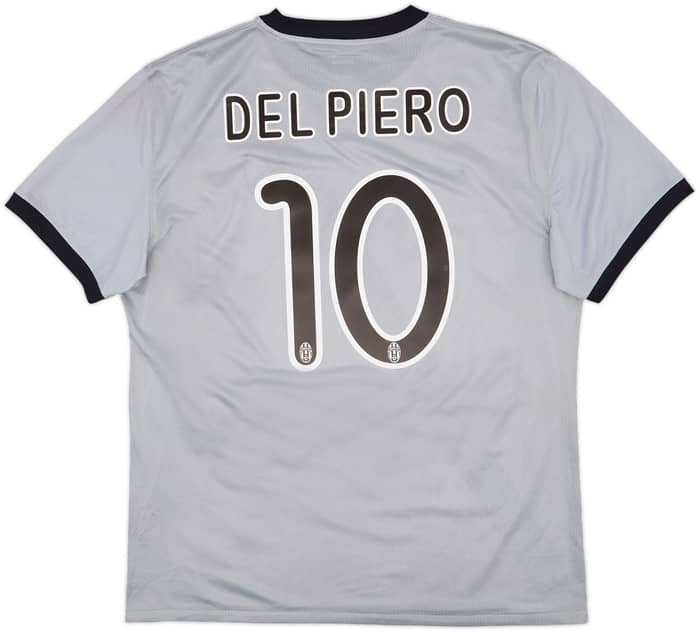 2009-10 Juventus Player Issue Away Shirt Del Piero #10 - 8/10 - (XL)
