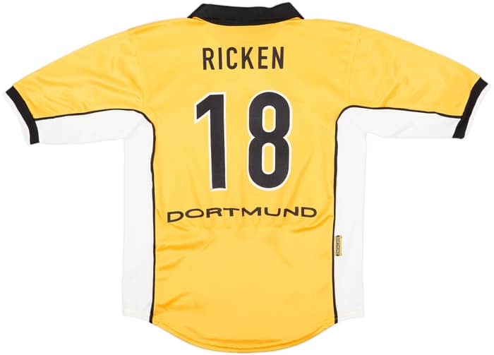 1998-00 Borussia Dortmund Home Shirt Ricken #18 - 6/10 - (L.Boys)