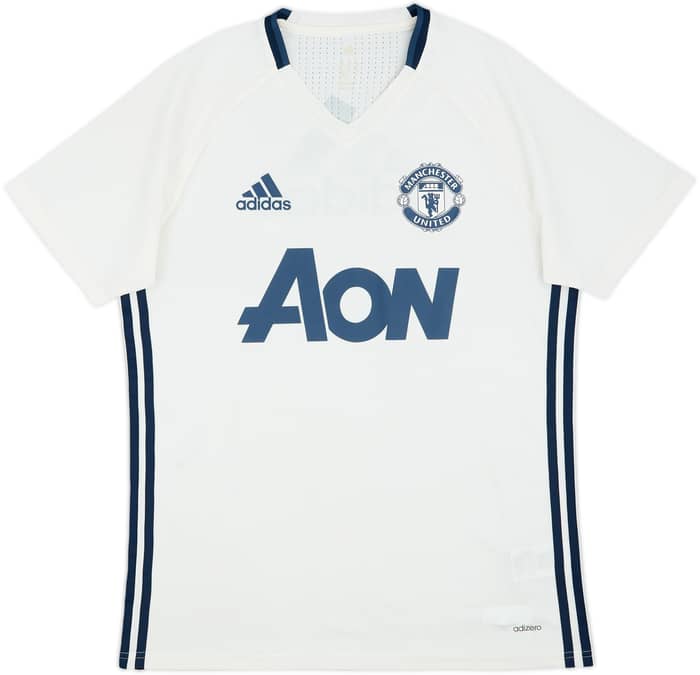2016-17 Manchester United adizero Training Shirt - 8/10 - (M)