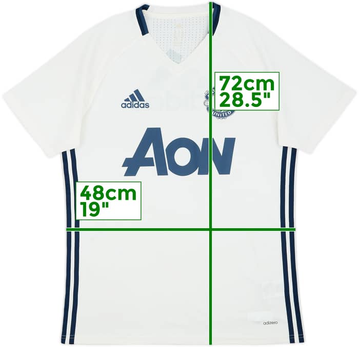 2016-17 Manchester United adizero Training Shirt - 8/10 - (M)