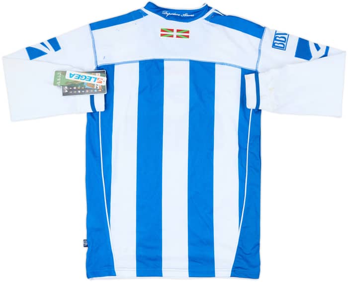 2009-10 Alaves Home L/S Shirt (S)