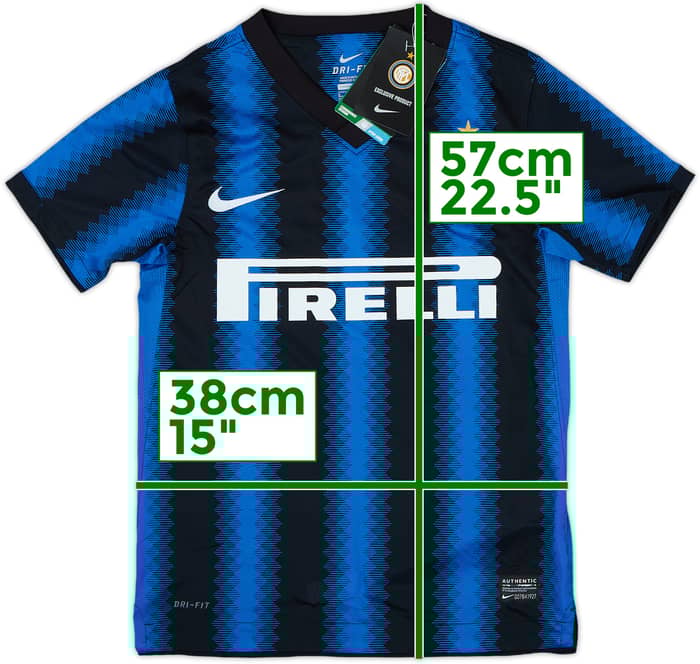 2010-11 Inter Milan Home Shirt (S.Boys)