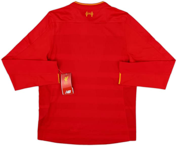 2016-17 Liverpool Home L/S Shirt (M.Boys)