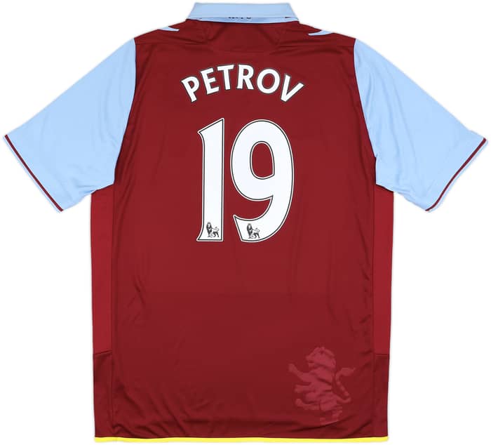 2012-13 Aston Villa Home Shirt Petrov #19 (L)