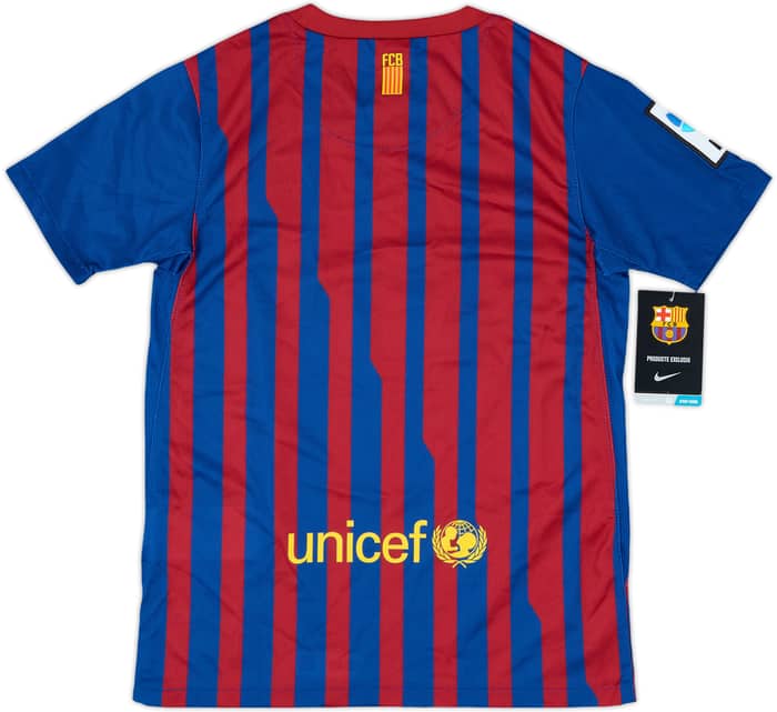 2011-12 Barcelona Home Shirt (S.Boys)