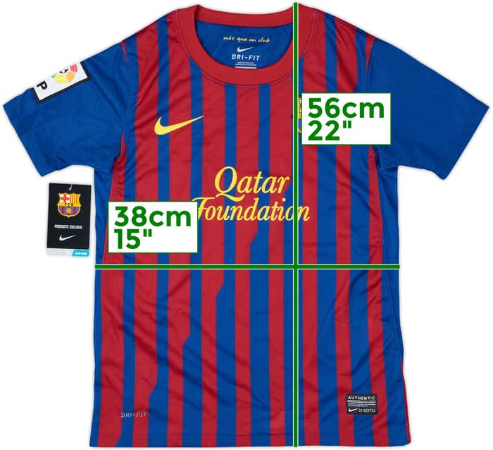 2011-12 Barcelona Home Shirt (S.Boys)
