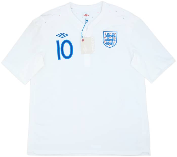 2010-11 England Home Shirt Rooney #10 (XXL)