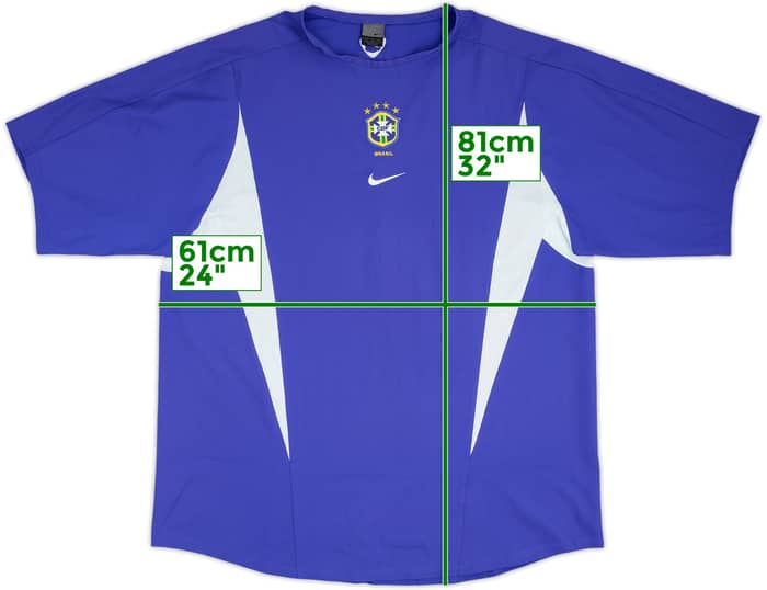 2002-04 Brazil Nike Training Shirt - 8/10 - (XL)