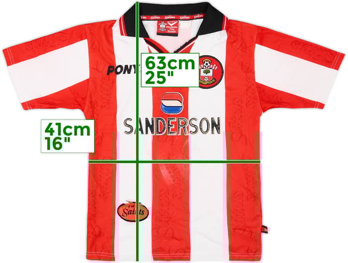 1997-99 Southampton Home Shirt #7 - 5/10 - (XL.Boys)