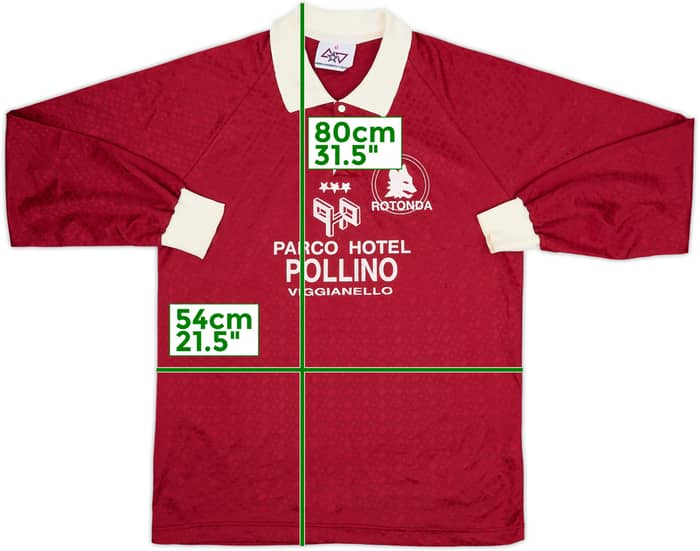 1990s Rotonda Away L/S Shirt #9 - 7/10 - (L)