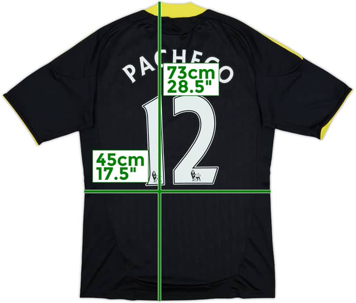 2010-11 Liverpool Third Shirt Pacheco #12 - 9/10 - (S)