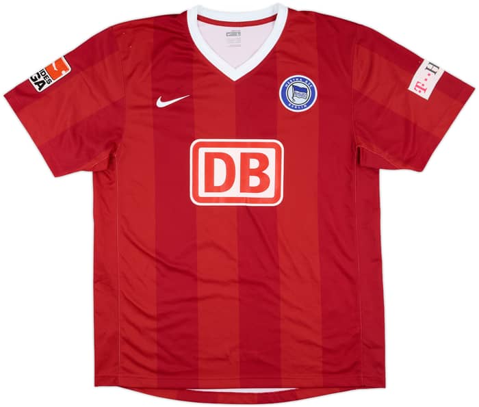 2007-08 Hertha Berlin Match Issue Away Shirt Ebert #20
