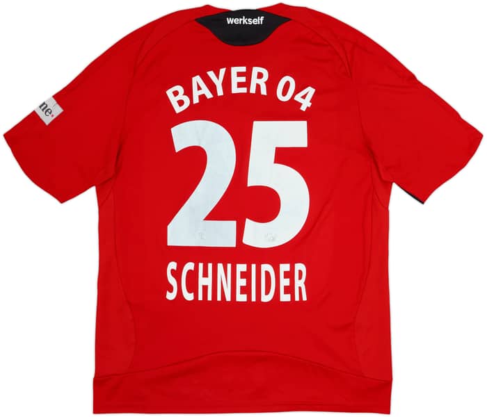 2008-10 Bayer Leverkusen Home Shirt Schneider #25 - 5/10 - (XL)