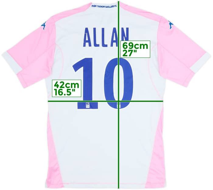 2014-15 Evian Home Shirt Allan #10 - 5/10 - (XL.Boys)