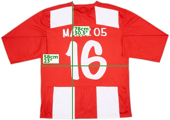 2009-10 FSV Mainz Youth Match Issue Home Shirt #16