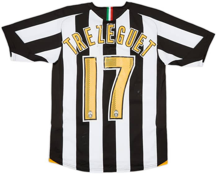 2005-06 Juventus Home Shirt Trezeguet #17 - 5/10 - (L.Boys)