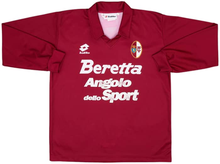 1993-94 Torino Signed Home L/S Shirt #11 - 6/10 - (15-16 Years)