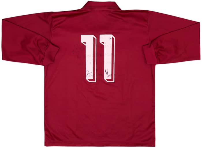 1993-94 Torino Signed Home L/S Shirt #11 - 6/10 - (15-16 Years)