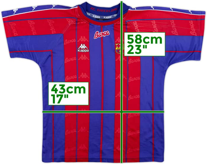 1997-98 Barcelona Camiseta Local - 7/10 - (L.Boys)