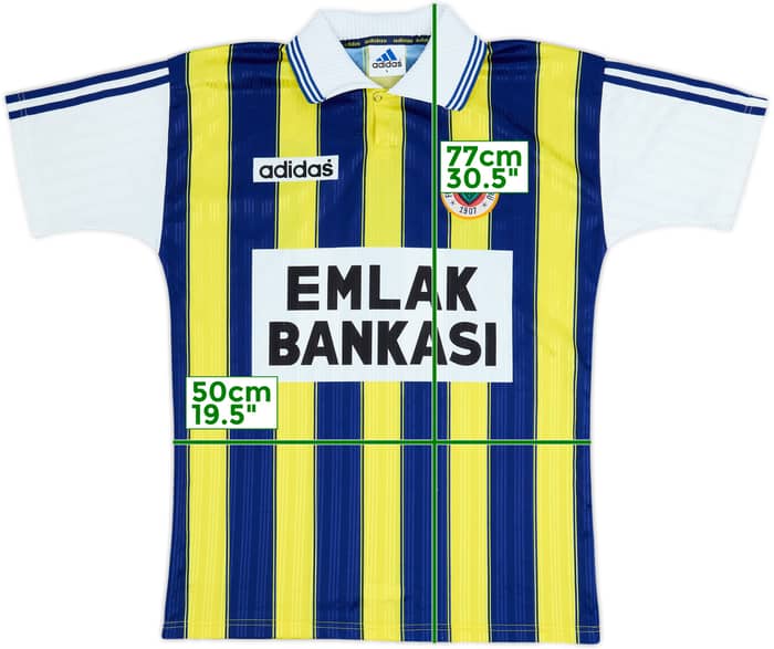 Camiseta de local del Fenerbahce 1997-98 #11 - 6/10 - (L)