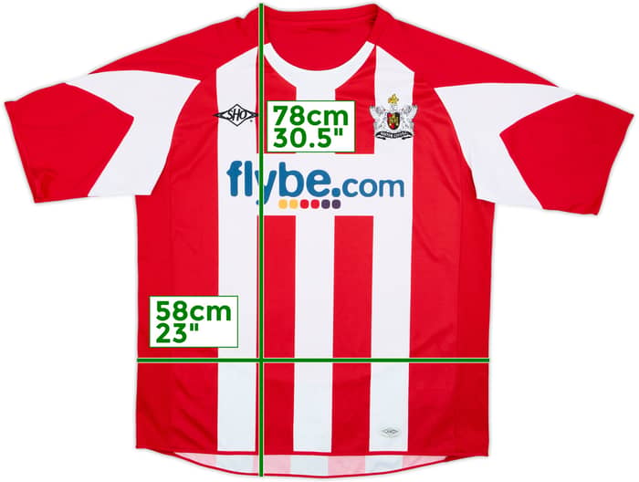 2008-09 Exeter City Home Shirt - 7/10 - (L)