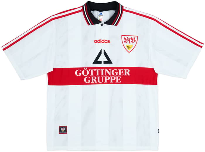 1997-98 Stuttgart Signed Home Shirt - 8/10 - (XL)