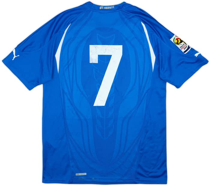 2010-12 Italy Home Shirt #7 - 5/10 - (L)