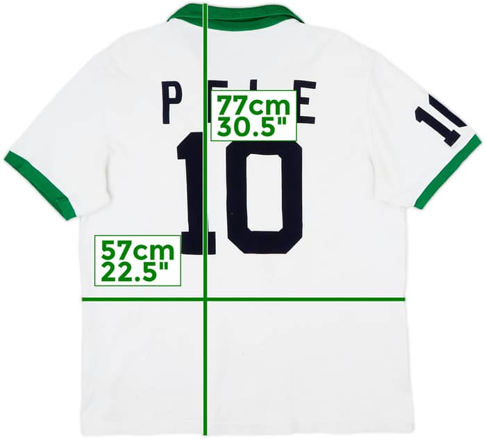 2010s New York Cosmos Umbro '1977 Home' Retro Shirt Pele #10 - 8/10 - (XXL)