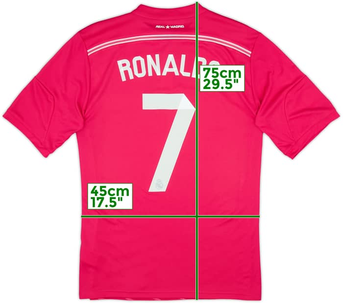 Camiseta de visitante del Real Madrid 2014-15 Ronaldo #7 (M)
