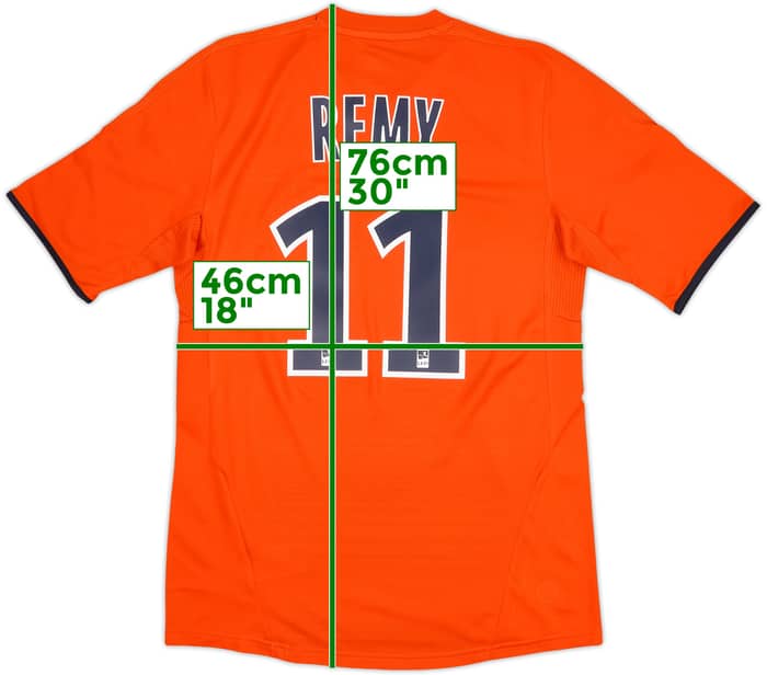 2011-12 Olympique Marseille Third Shirt Remy #11 (S)