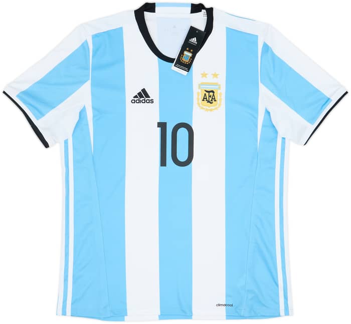 2016-17 Argentina Home Shirt Messi #10 (L)