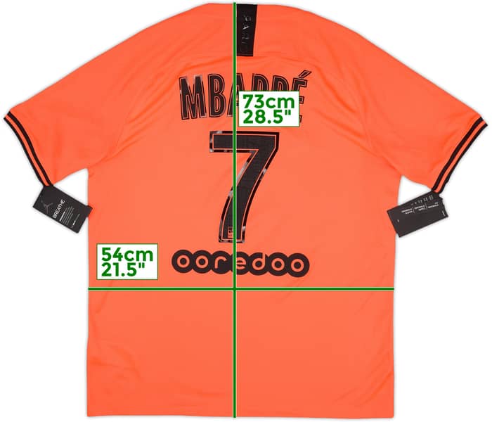 2019-20 Paris Saint-Germain Away Shirt Mbappe #7 (L)