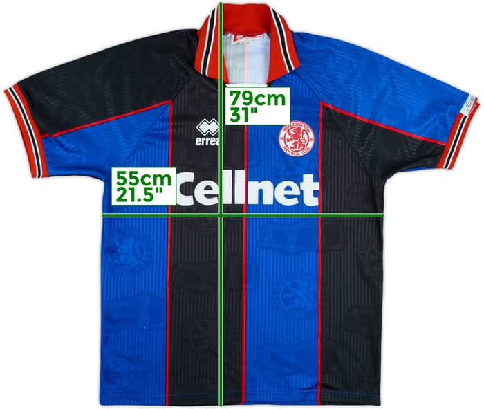 1995-96 Middlesbrough Match Issue Away Shirt #14
