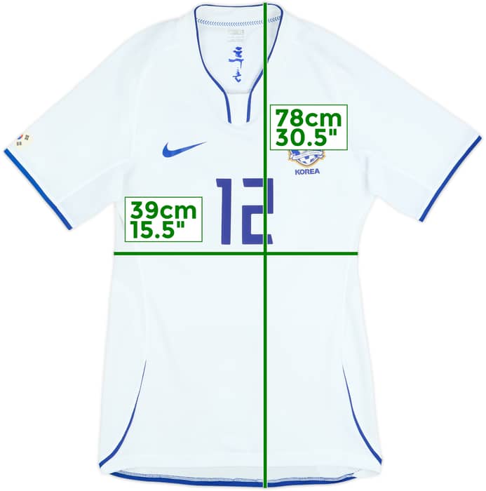 2008-10 South Korea Match Issue Away Shirt #12